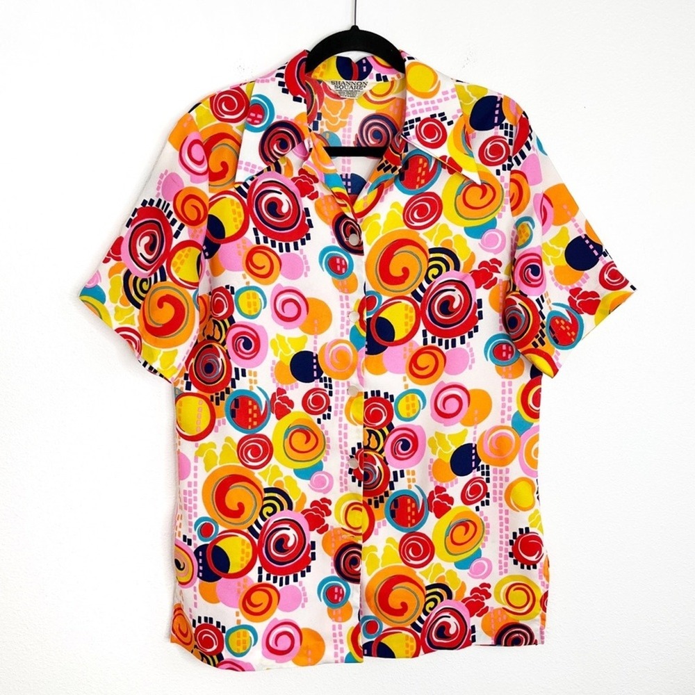 Retro Vintage Funky Blouse Top - Picture 5 of 10